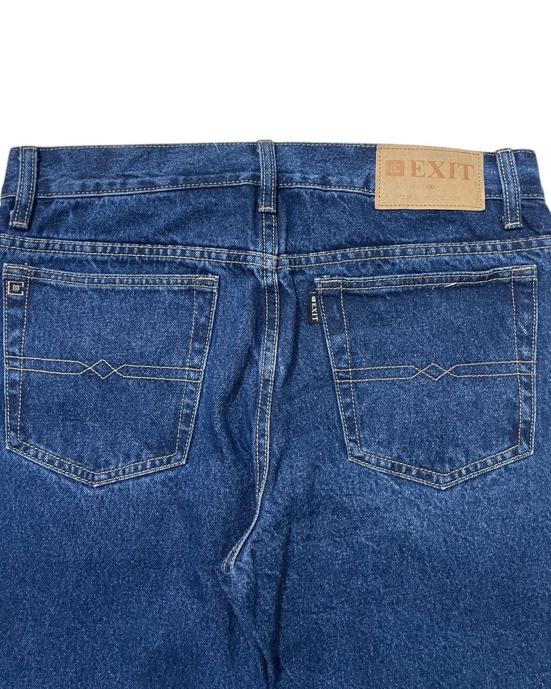 Straight Blue Jeans