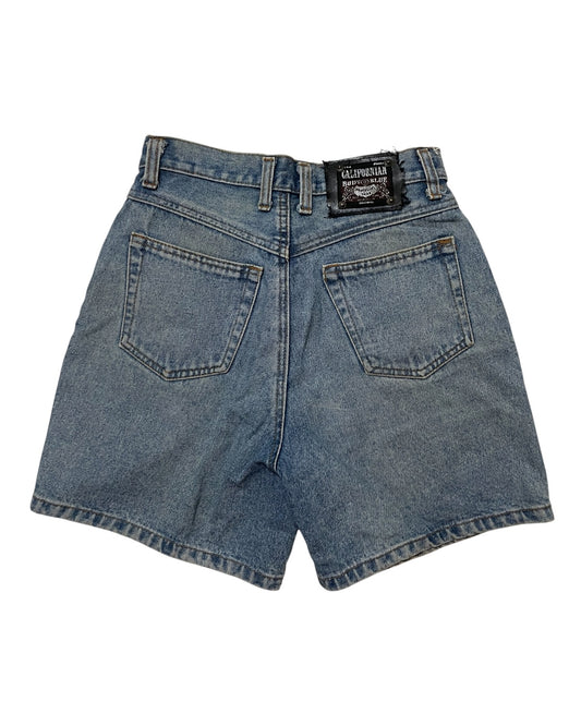 Vintage Wash Denim Shorts
