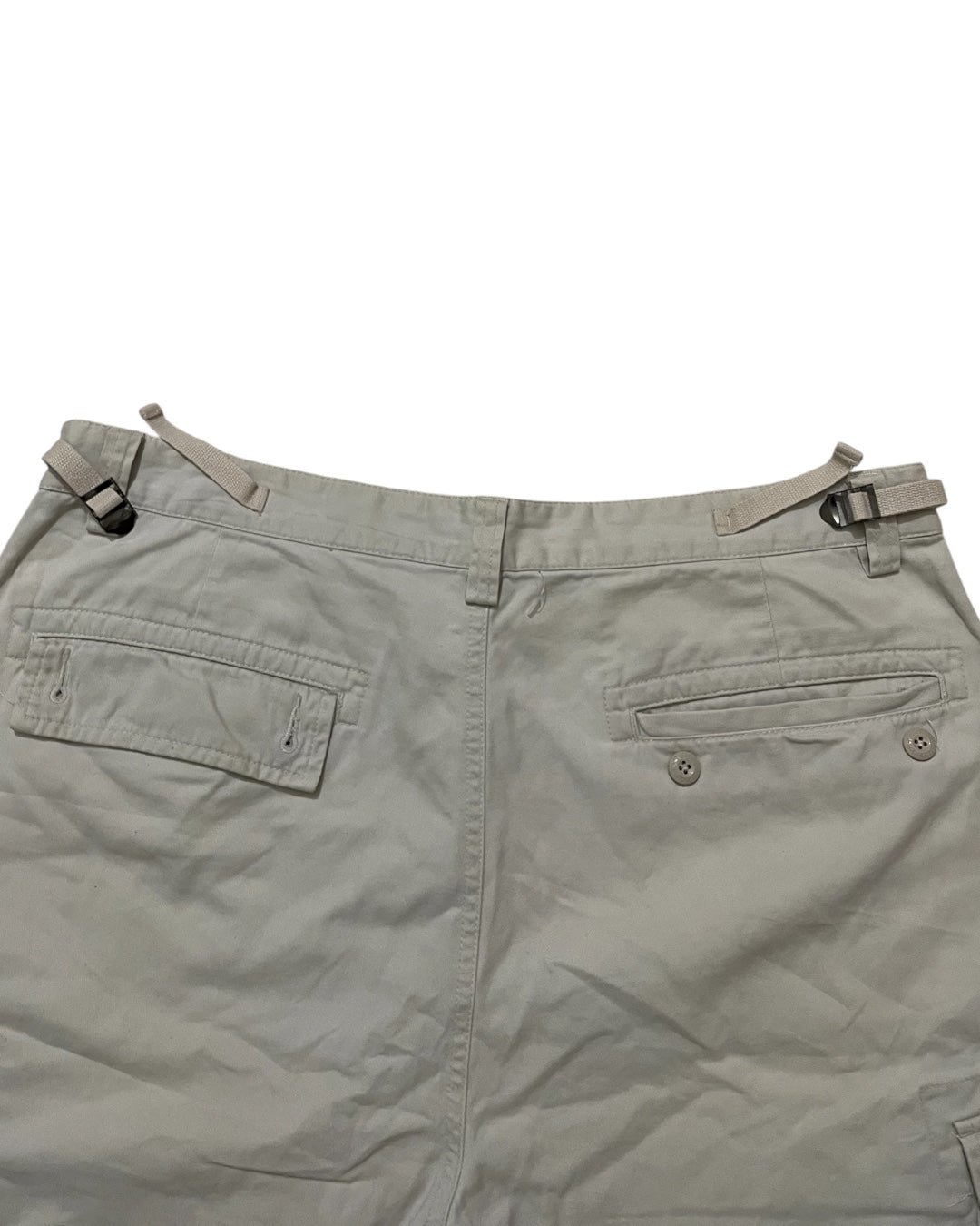 White Cargo Shorts