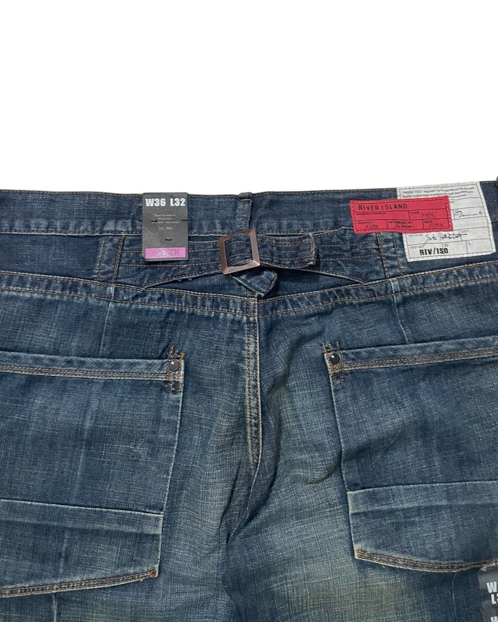 Washed Blue Bootcut Jeans (Brand New)