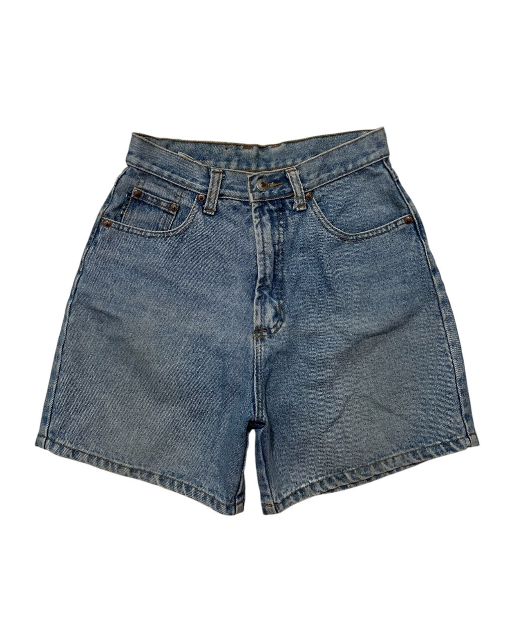 Vintage Wash Denim Shorts