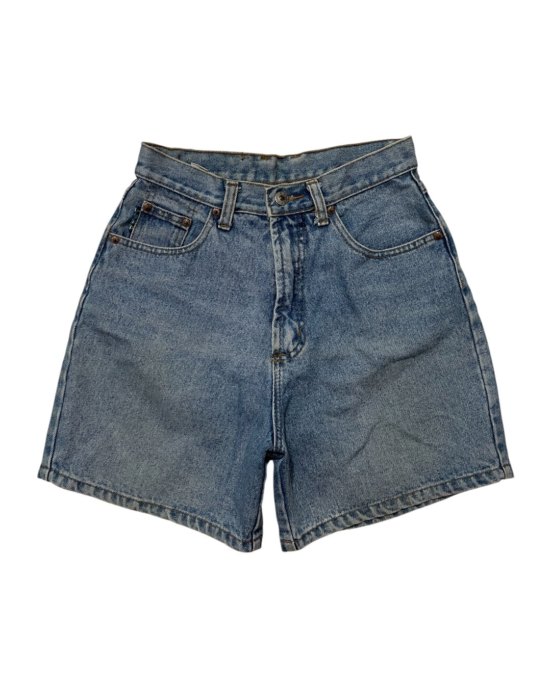 Vintage Wash Denim Shorts