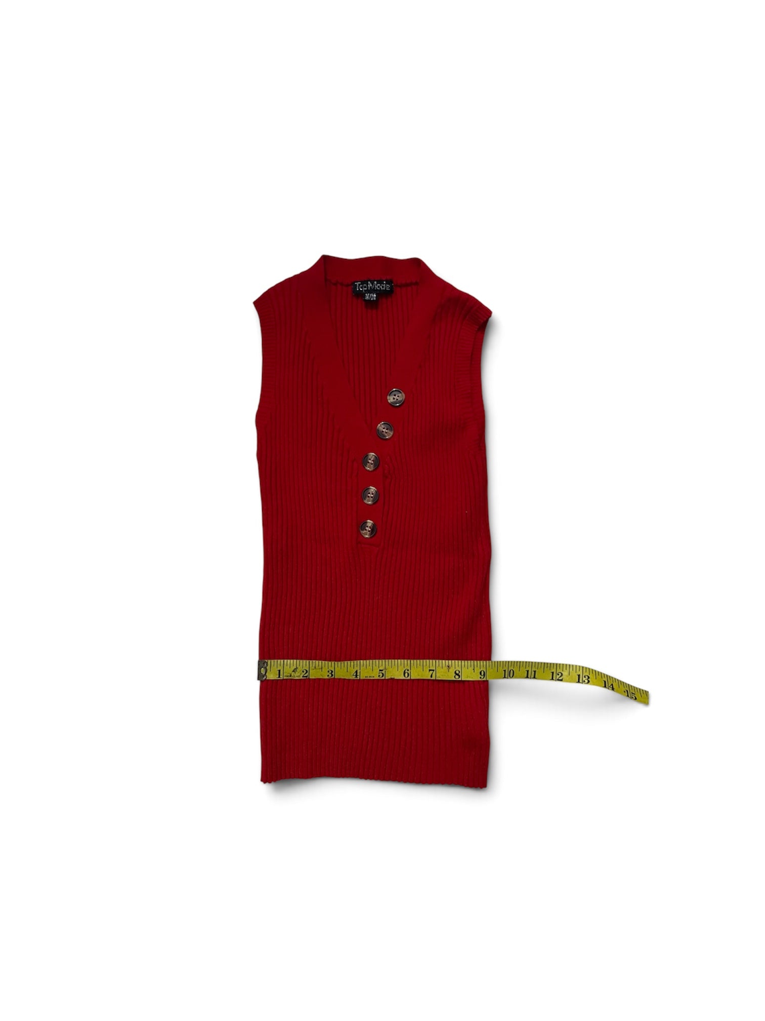 Ribbed Sleeveless Top
