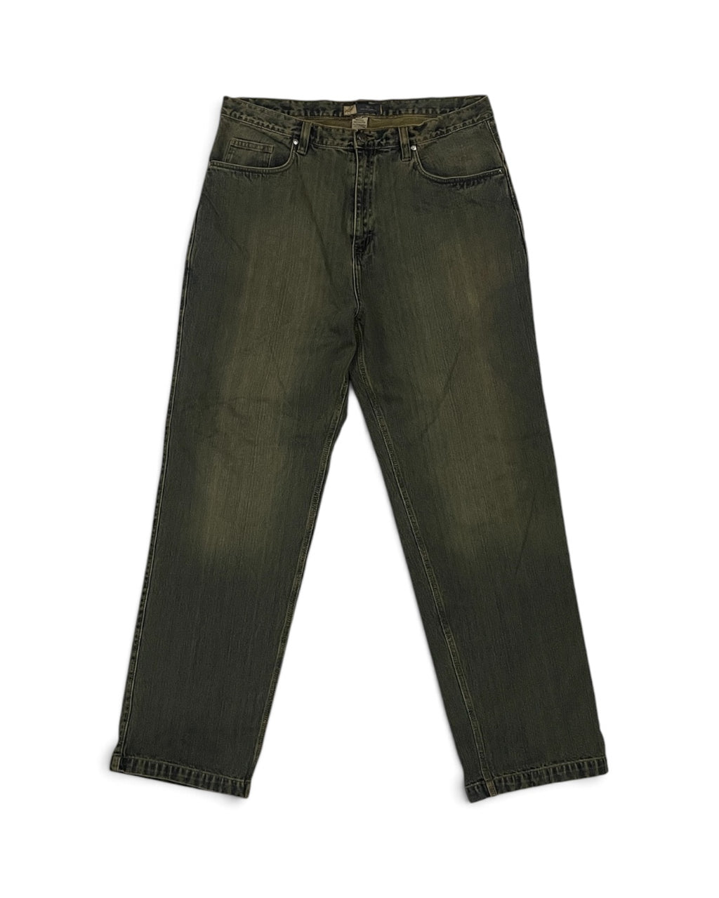 Vintage Green-tint Baggy Jeans