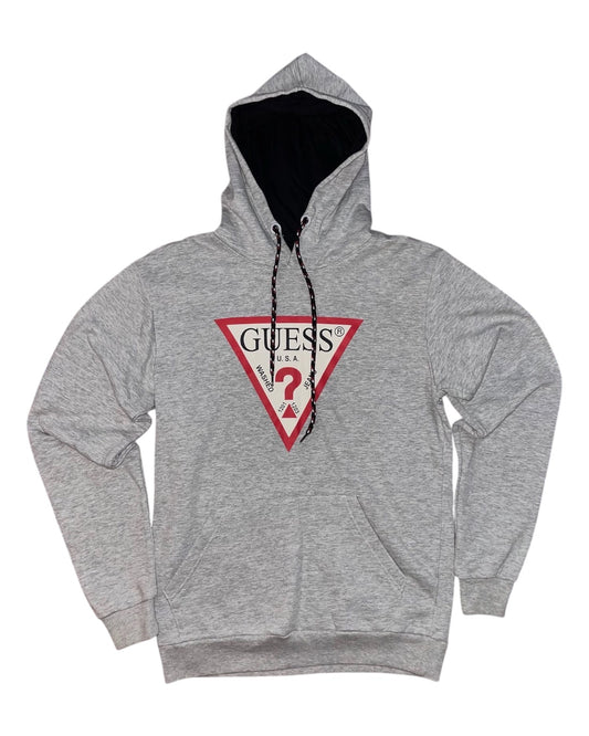 Gray Logo Hoodie