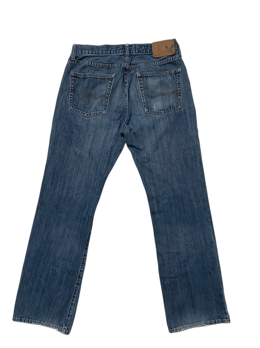 Blue Bootcut Jeans