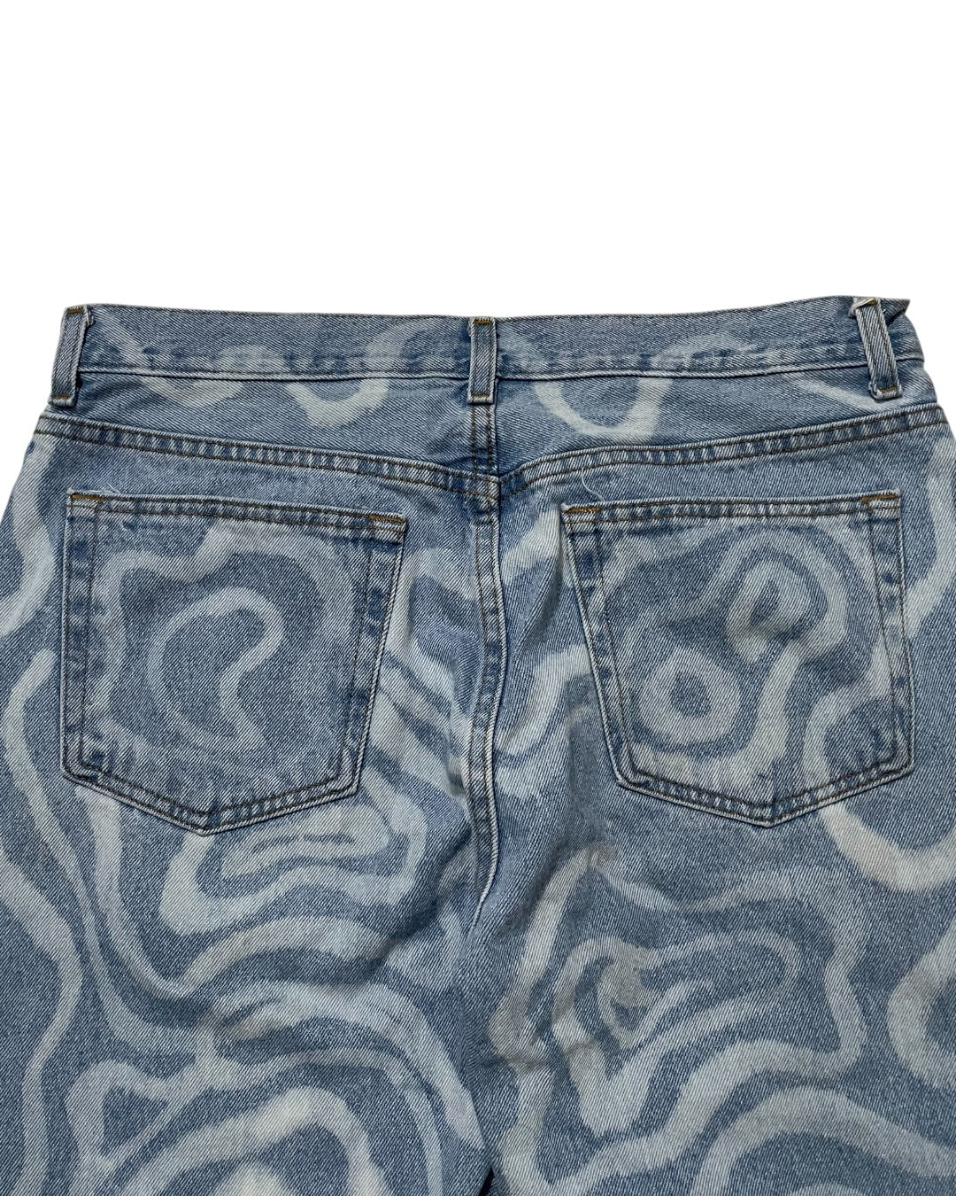 Straight Fit Graphic Jeans (Like New)