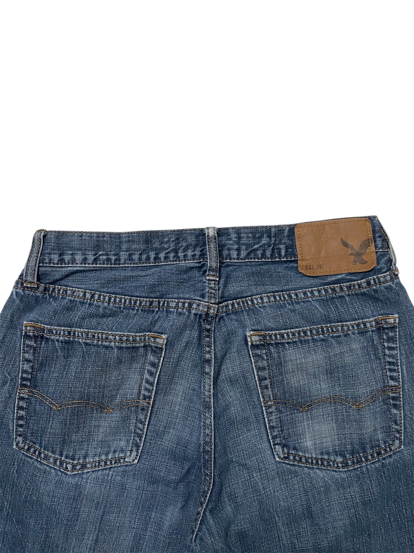 Blue Bootcut Jeans