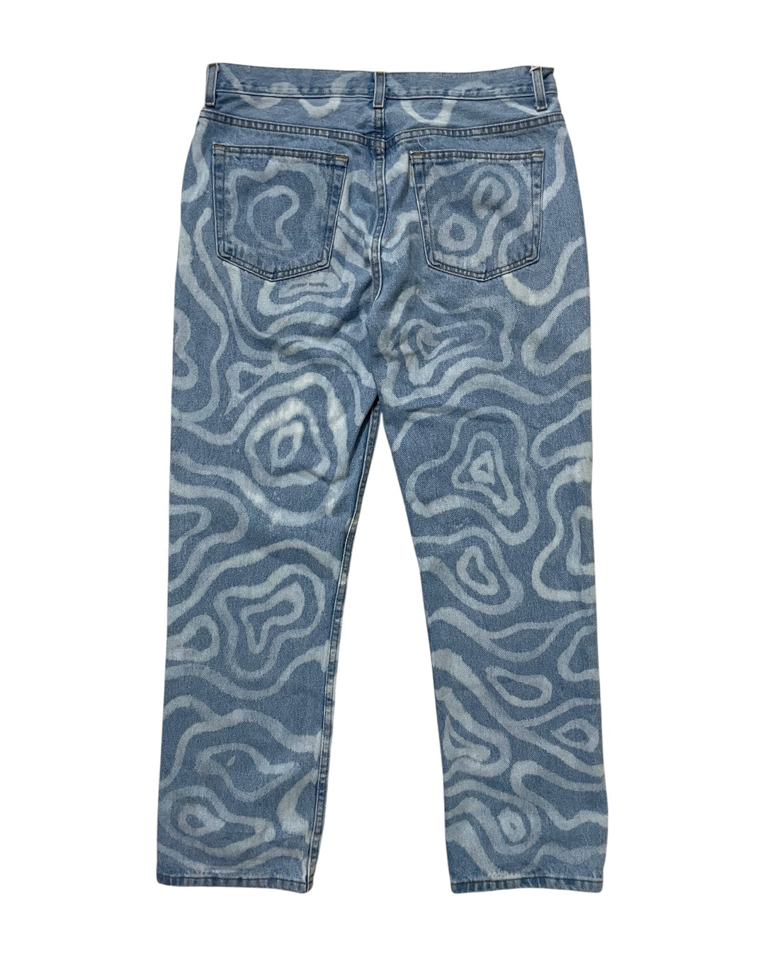 Straight Fit Graphic Jeans (Like New)