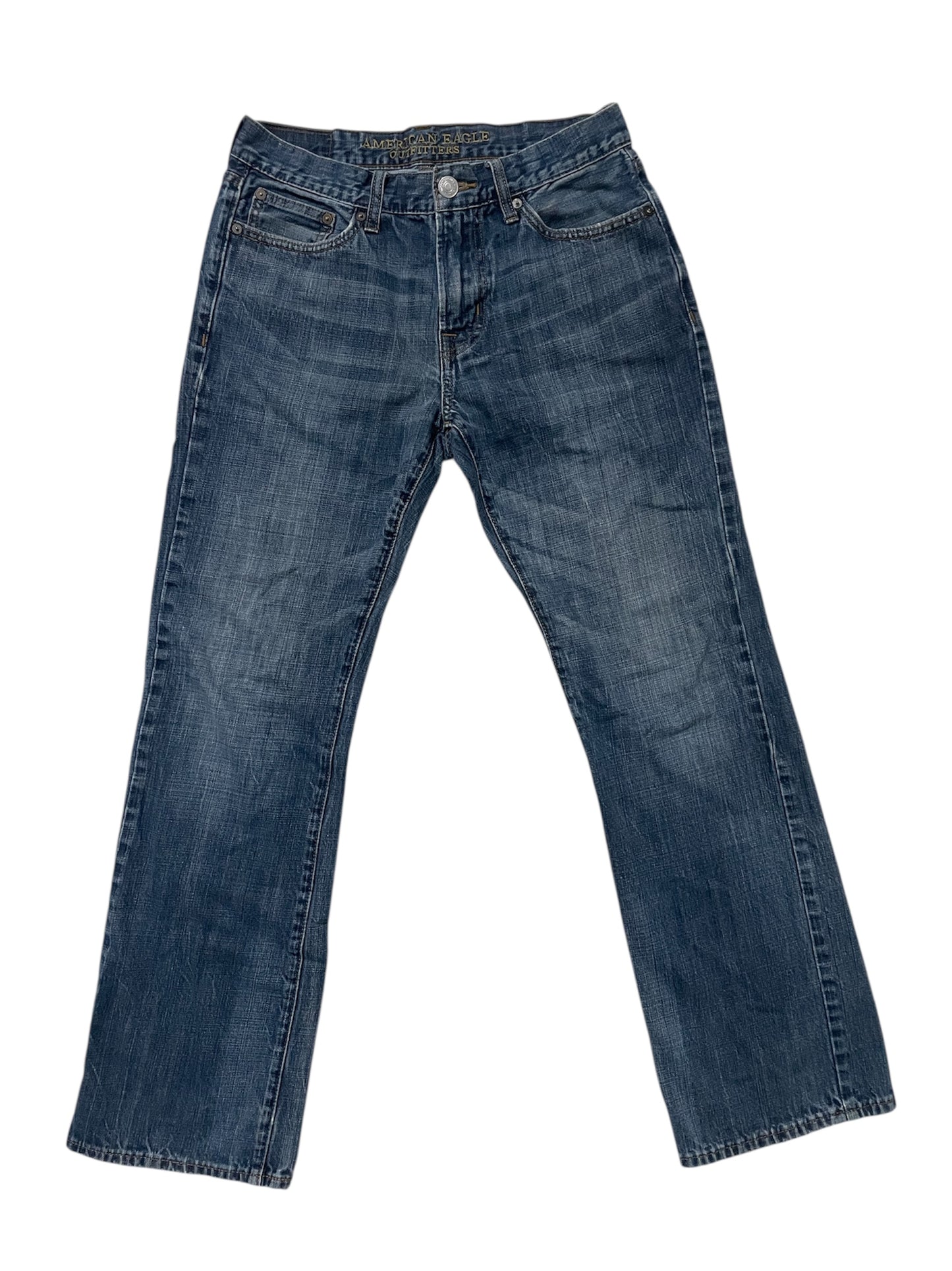Blue Bootcut Jeans