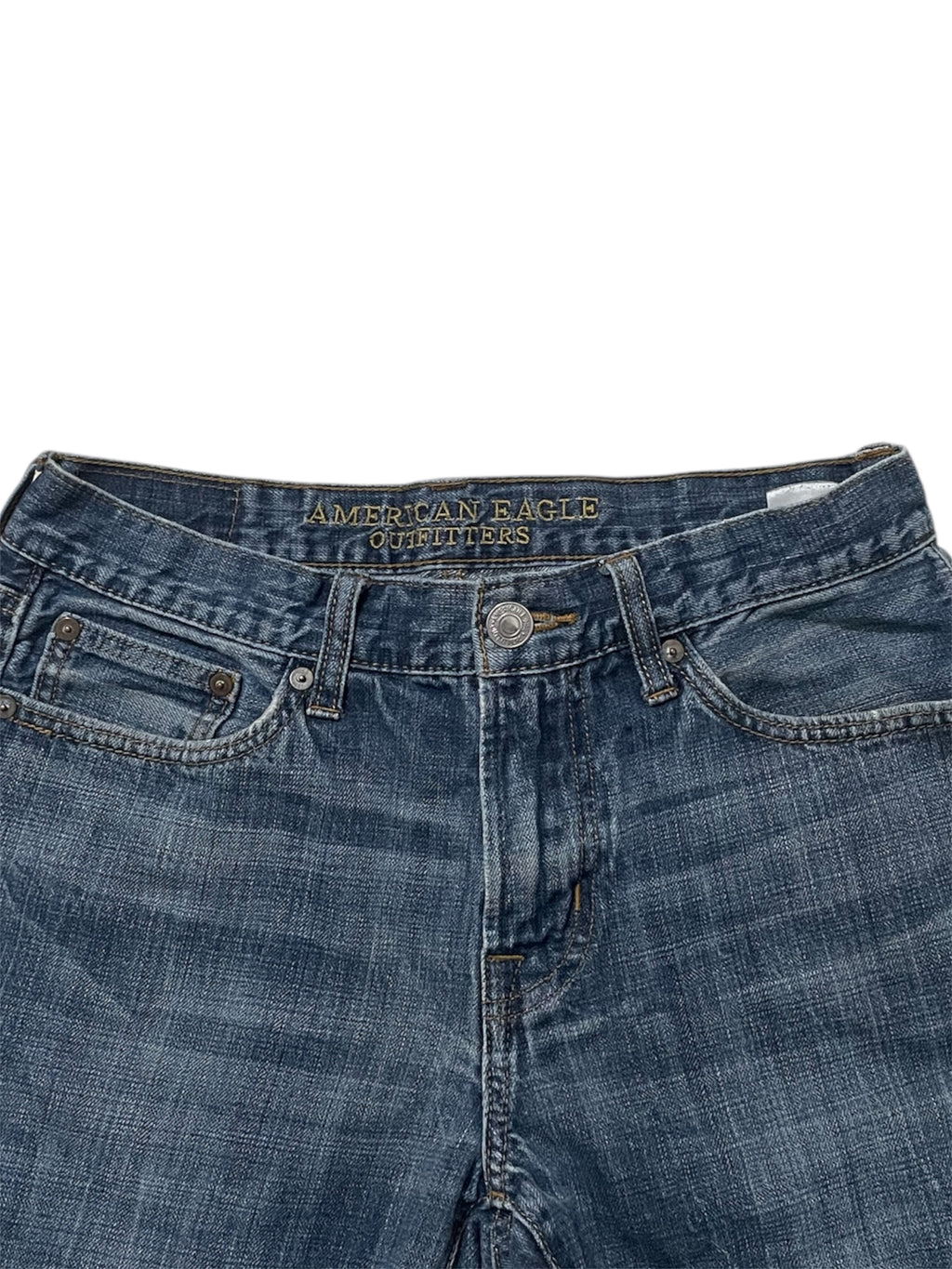 Blue Bootcut Jeans
