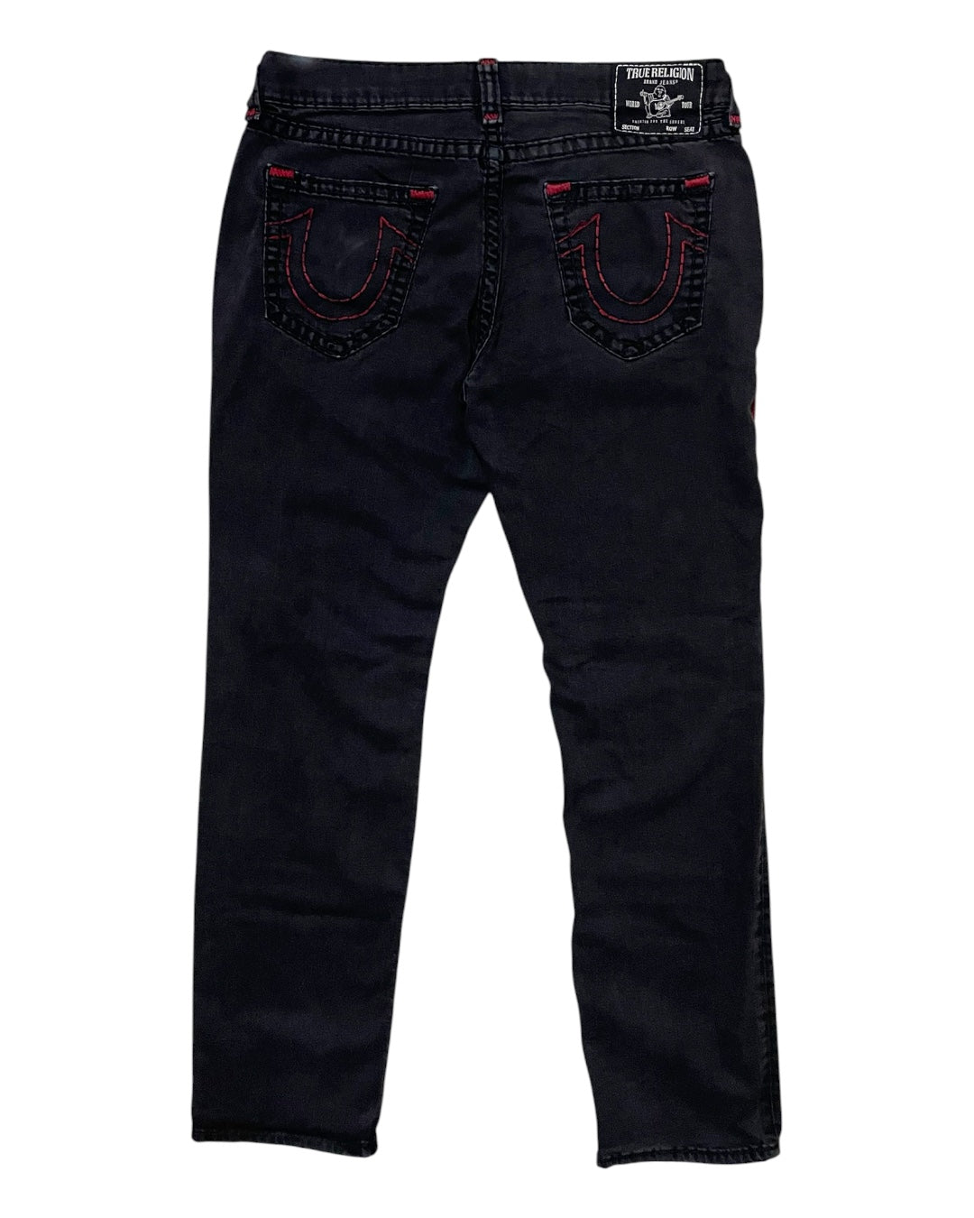 Straight Fit Embroidered Jeans