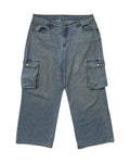 Light Wash Cargo Denim