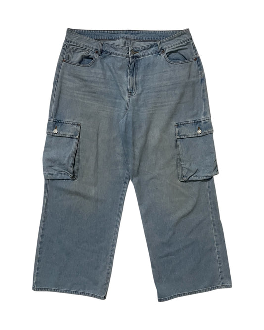 Light Wash Cargo Denim