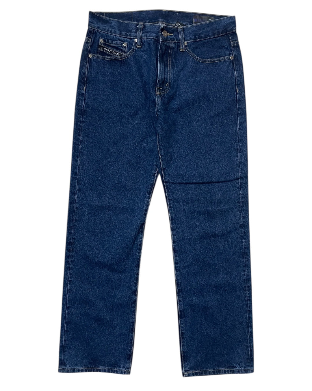 Straight Blue Jeans