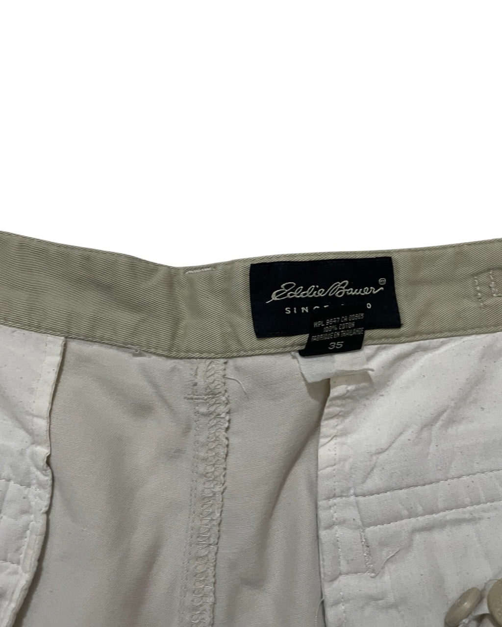 White Cargo Shorts