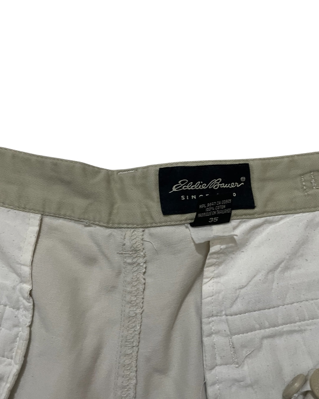 White Cargo Shorts