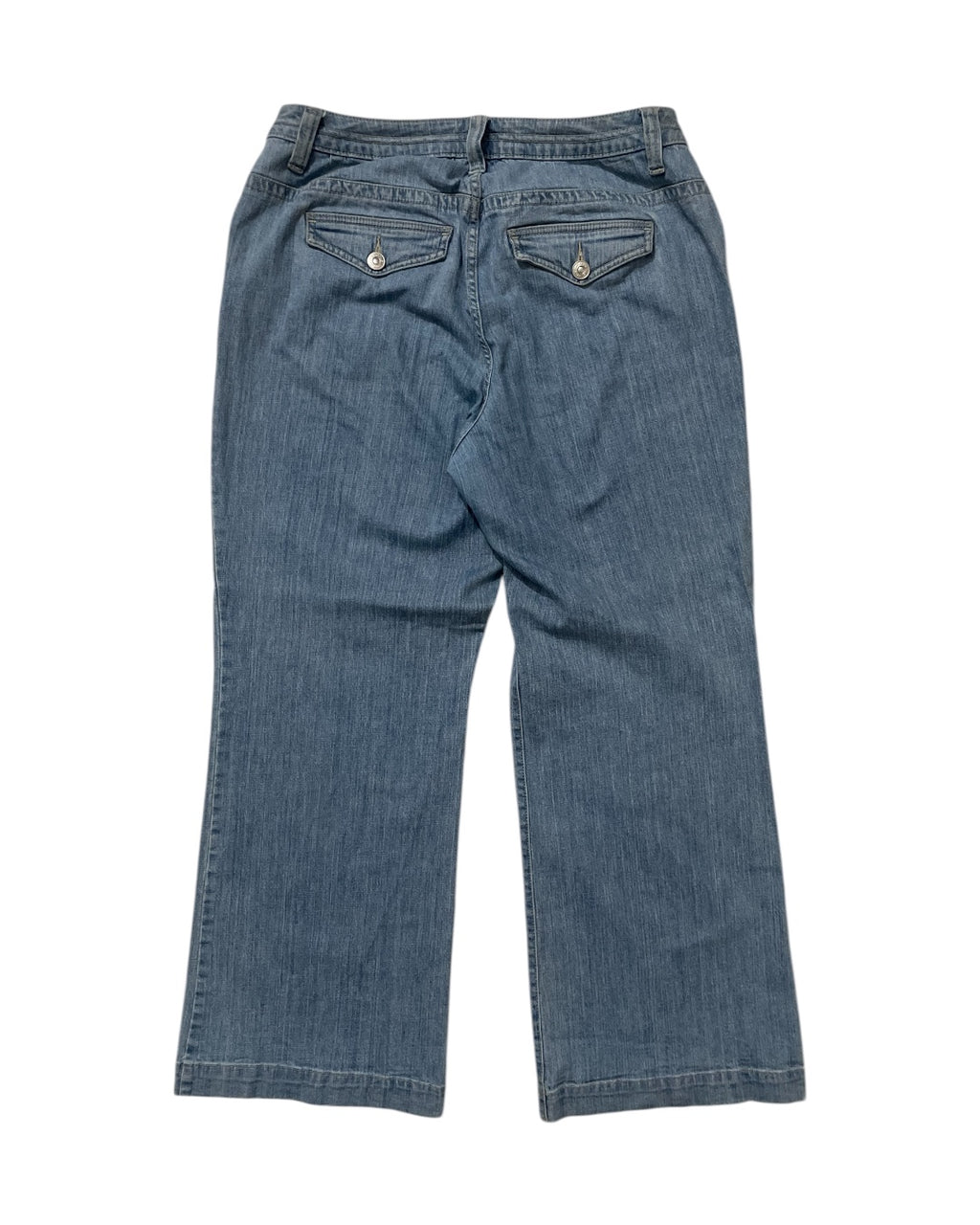 Light Wash Flared Denim