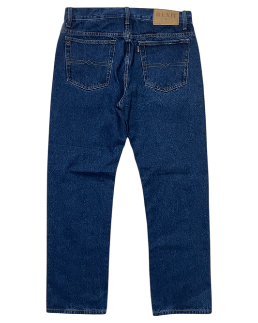 Straight Blue Jeans