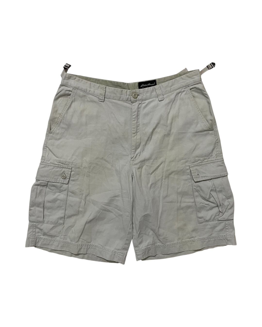 White Cargo Shorts