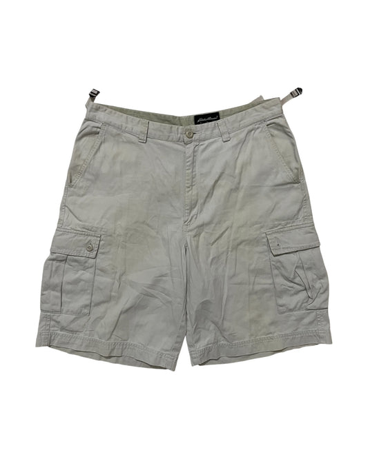 White Cargo Shorts