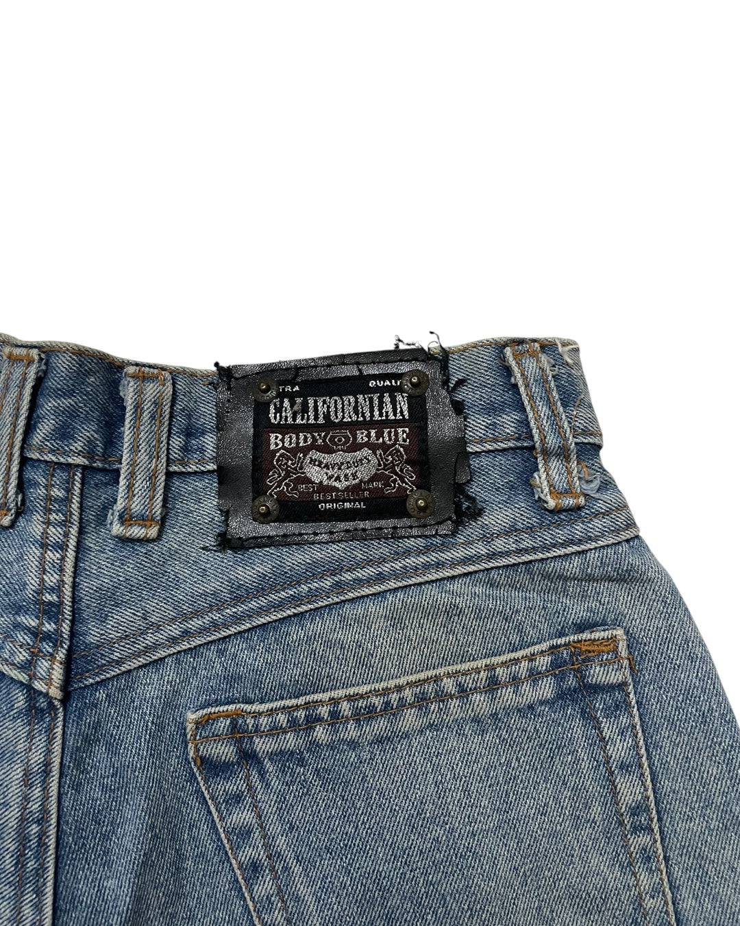 Vintage Wash Denim Shorts