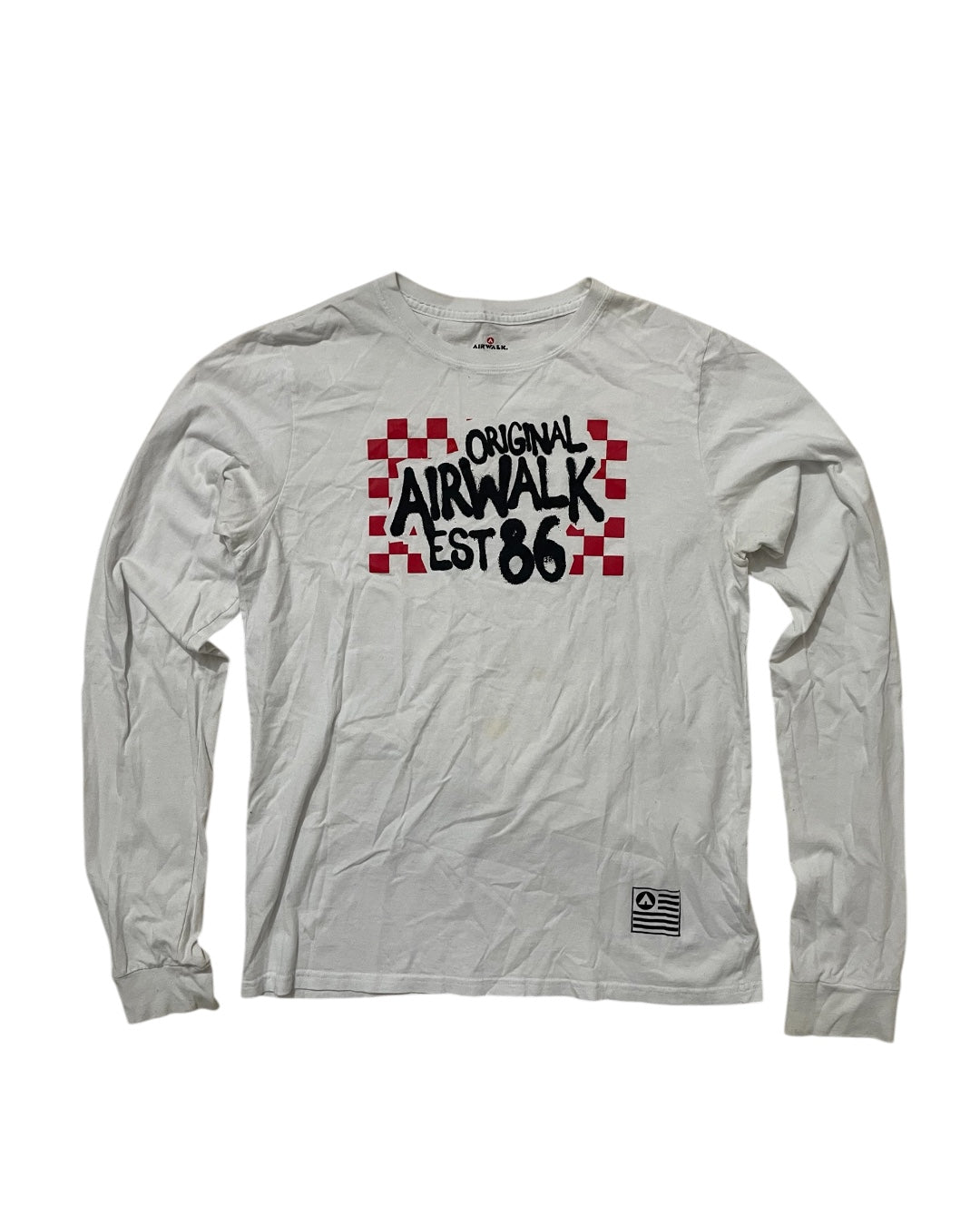 White Graphic Long Sleeve