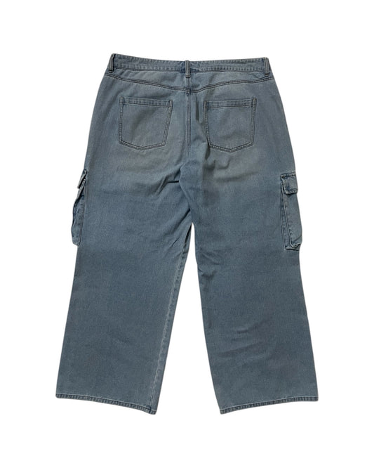 Light Wash Cargo Denim