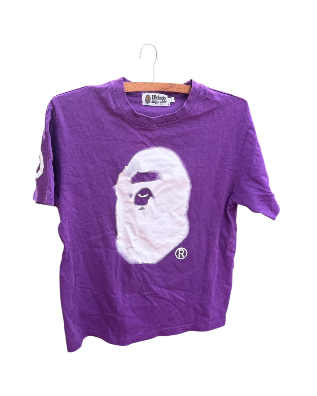 Purple Graphic Logo Tee