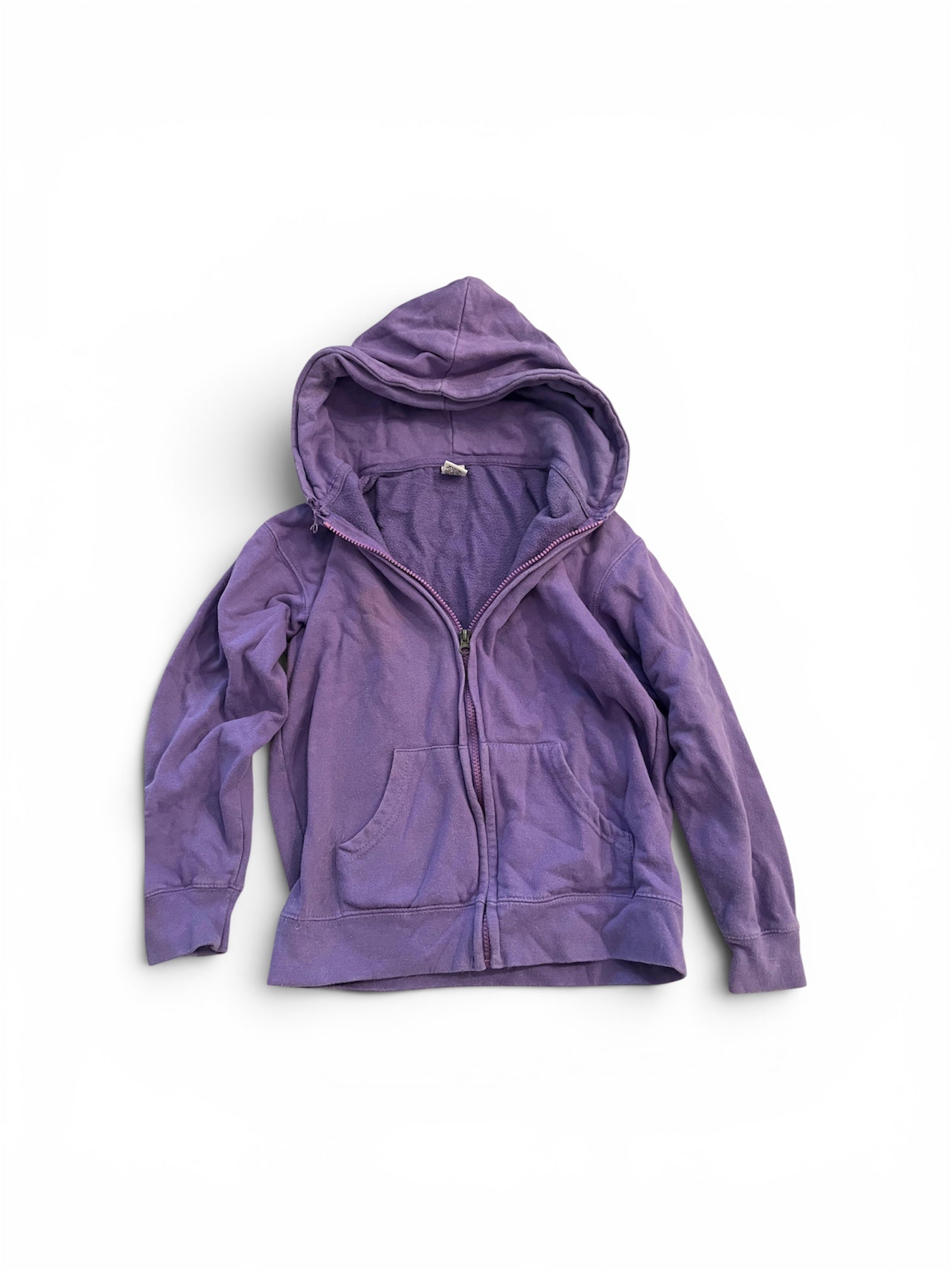Purple Zip Down (Cropped)