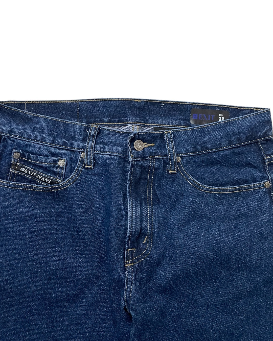Straight Blue Jeans