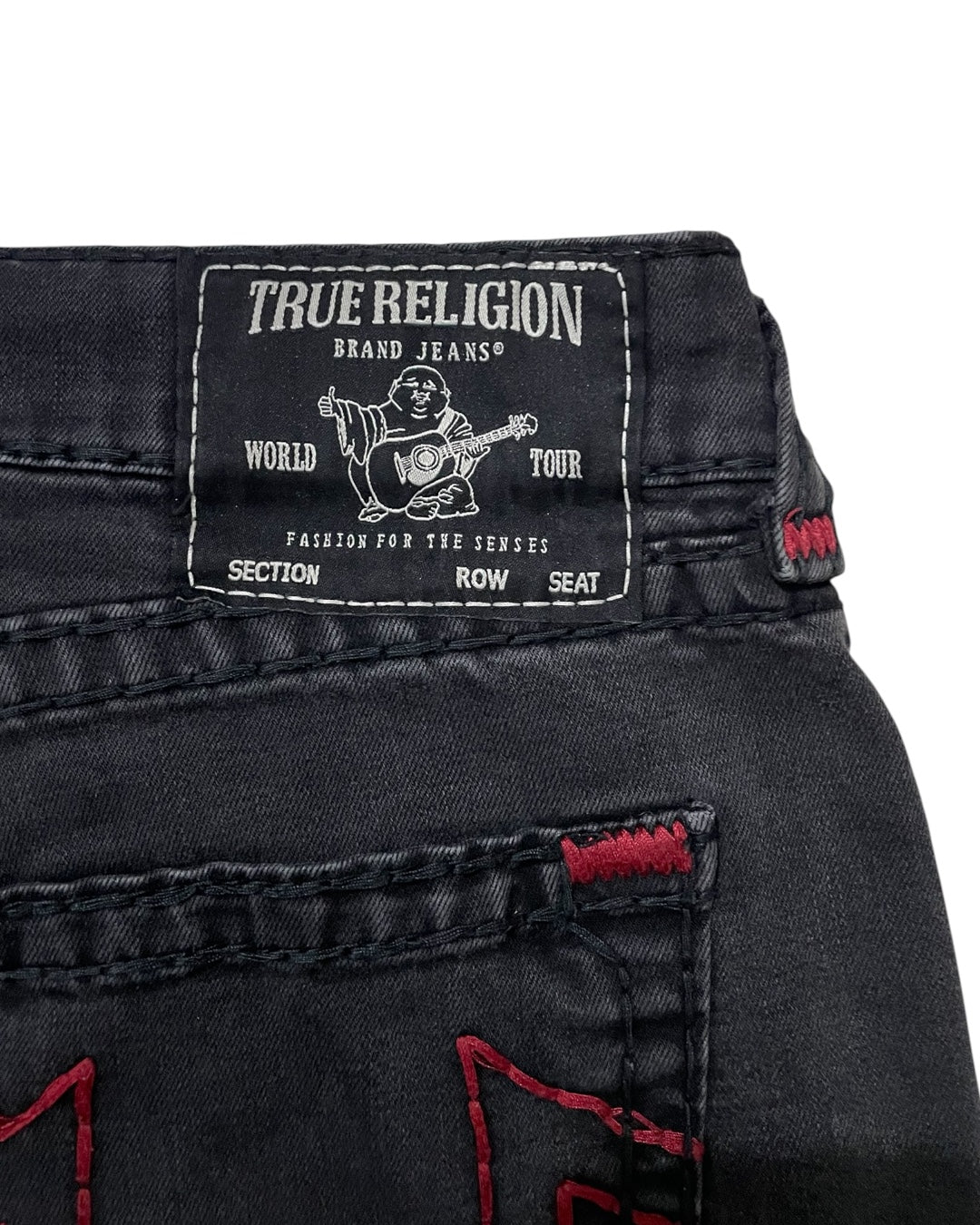 Straight Fit Embroidered Jeans
