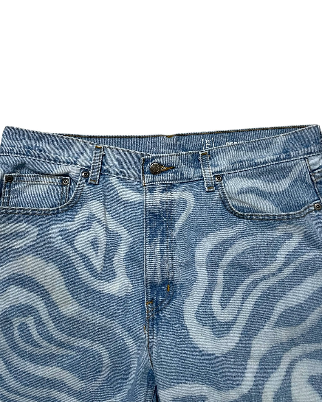 Straight Fit Graphic Jeans (Like New)