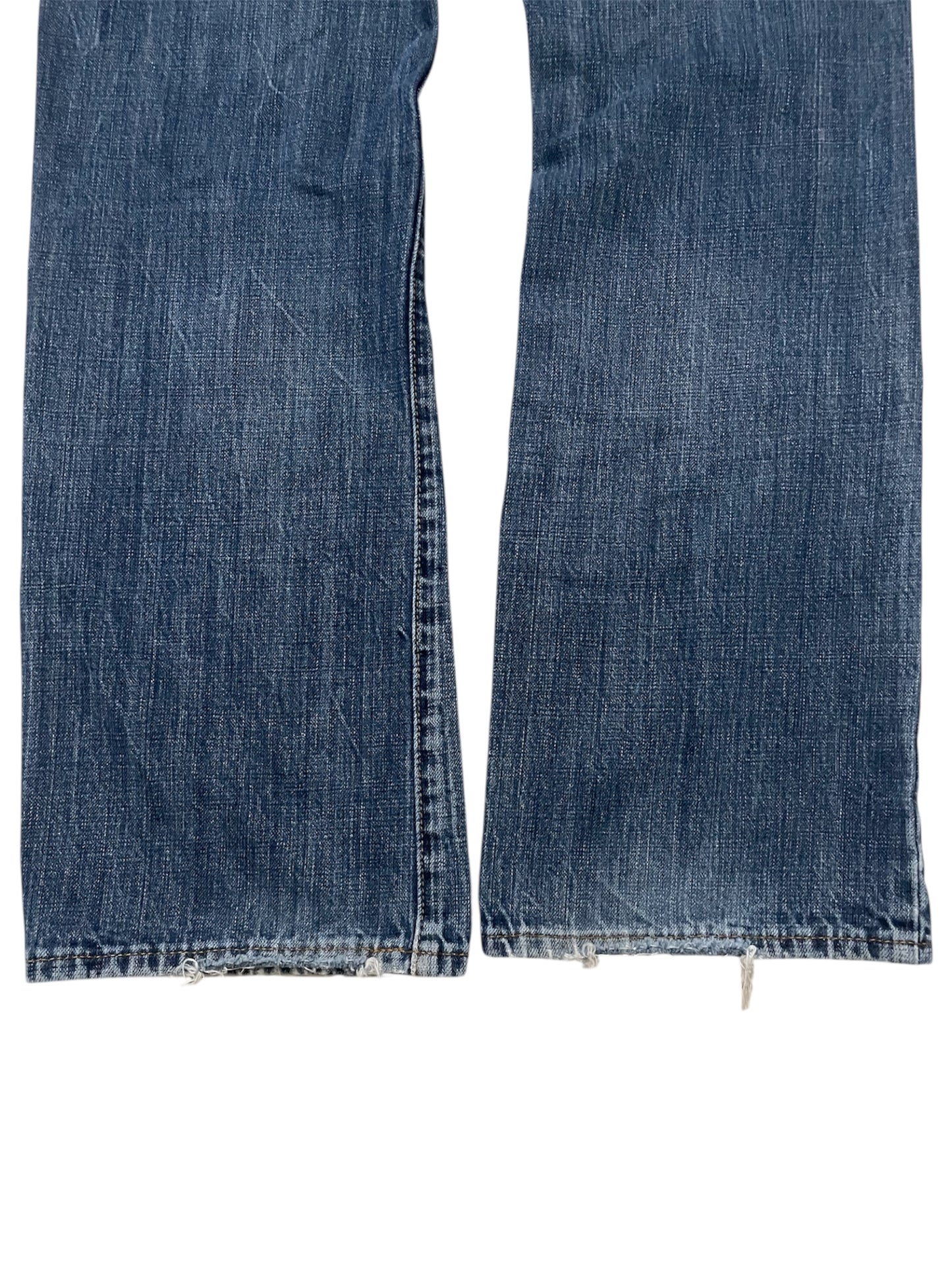 Blue Bootcut Jeans