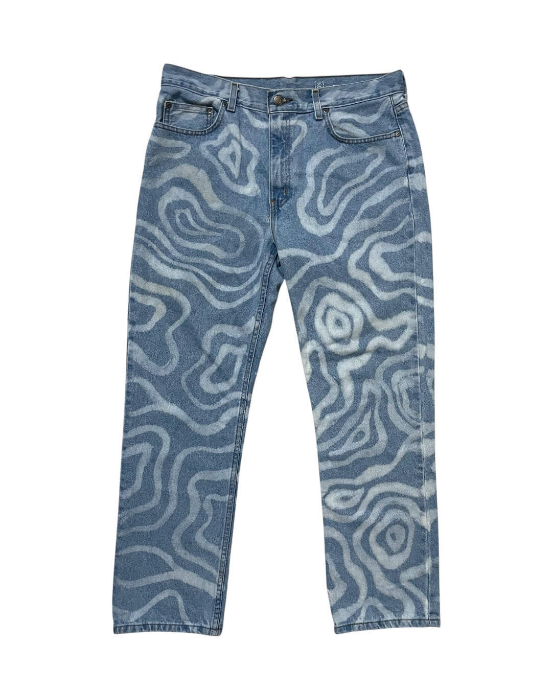 Straight Fit Graphic Jeans (Like New)