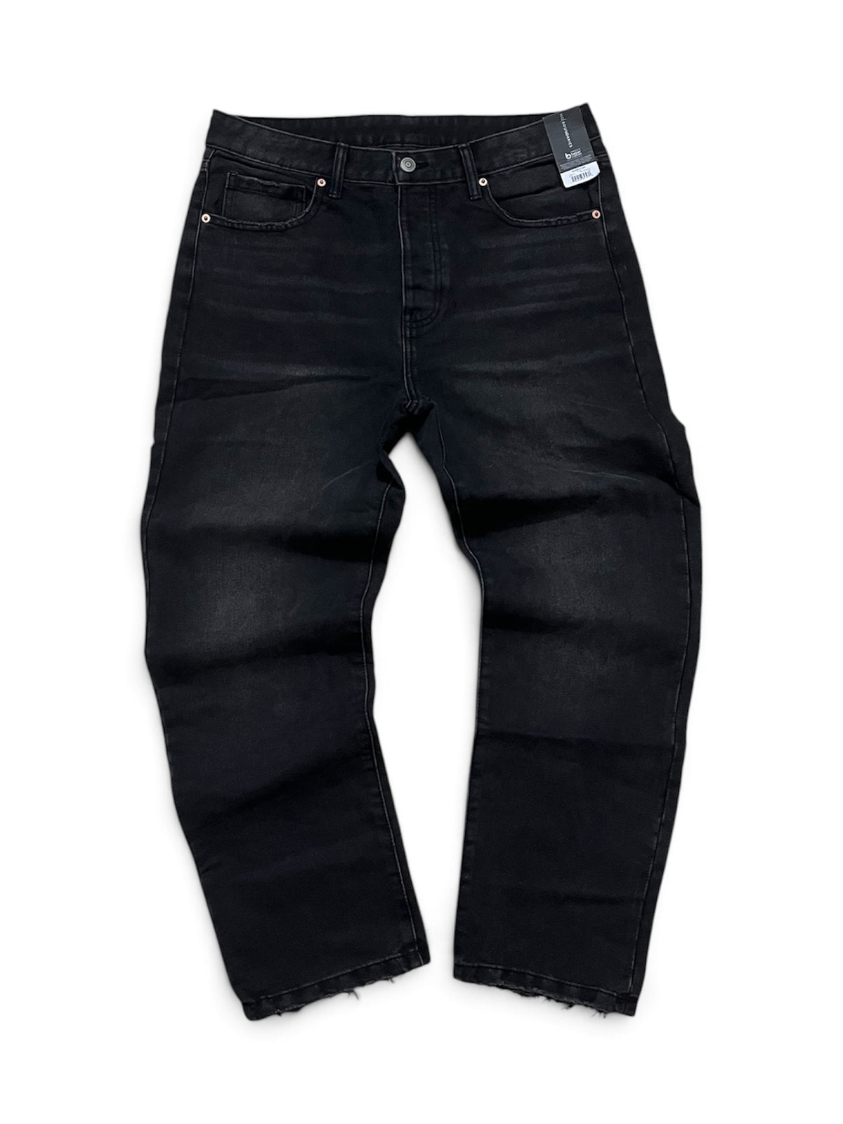 Black Straight Leg Jeans