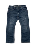 Vintage Distressed Bootcut Jeans
