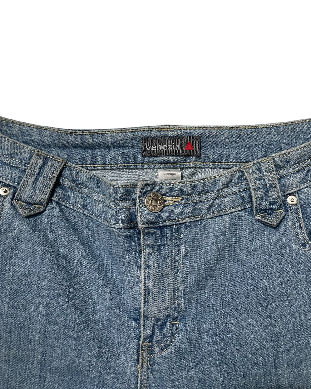 Light Wash Flared Denim