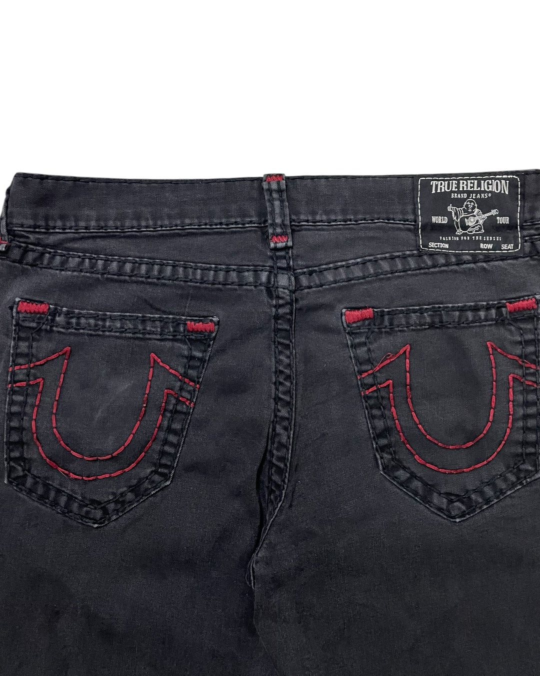 Straight Fit Embroidered Jeans